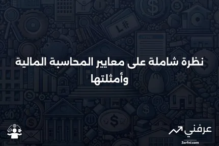 معايير المحاسبة المالية: نظرة عامة، أمثلة