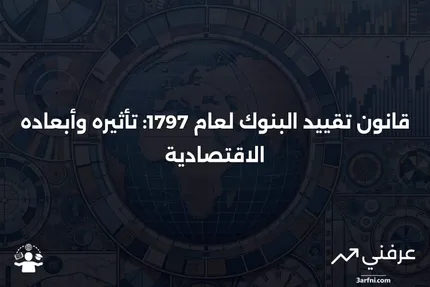 قانون تقييد البنوك لعام 1797