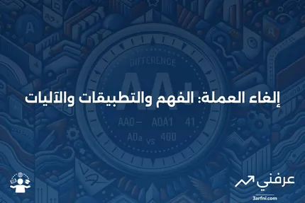 إلغاء العملة: المعنى، المثال، وكيفية عمله