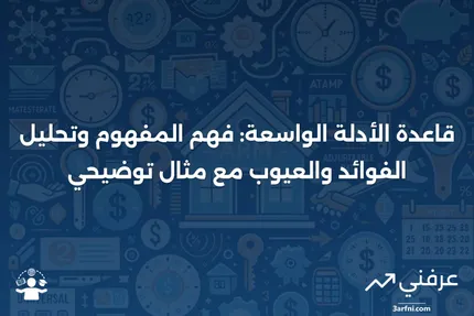 قاعدة الأدلة الواسعة: المعنى، الإيجابيات والسلبيات، مثال