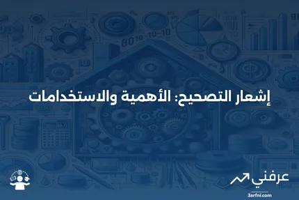 إشعارات التصحيح: دورها وأهميتها في العمليات الحكومية والتجارية