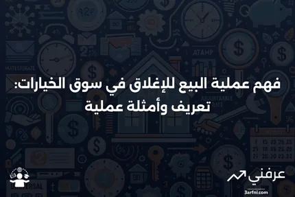 البيع للإغلاق: التعريف في الخيارات، كيفية عمله، وأمثلة