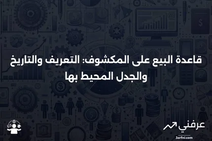 ما هي قاعدة البيع على المكشوف؟ التعريف، التاريخ والجدل