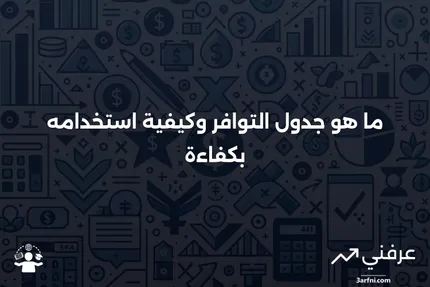 جدول التوافر: ما هو وكيف يعمل