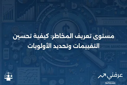 مستوى معدل تعريف المخاطر