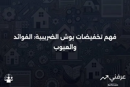 تخفيضات بوش الضريبية: ما هي، وكيف تعمل، والعيوب