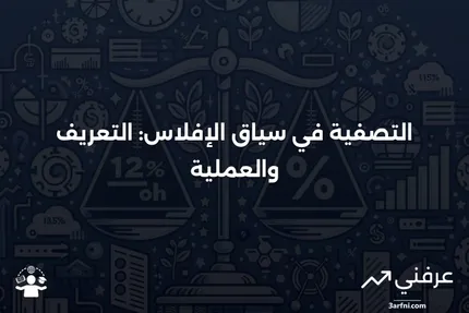 التصفية: التعريف والعملية كجزء من الإفلاس