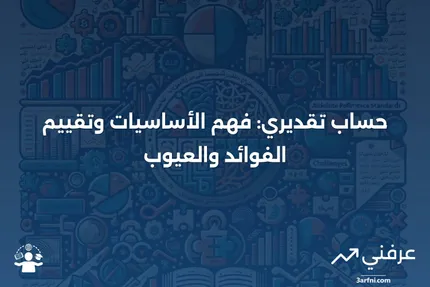 حساب تقديري: التعريف، الأمثلة، الإيجابيات والسلبيات