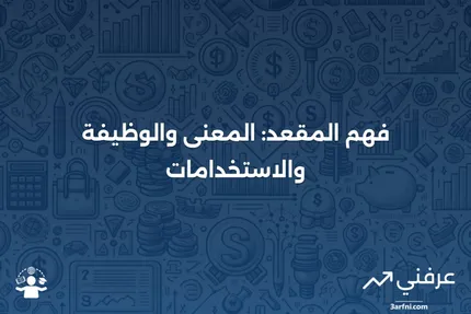 المقعد: ماذا يعني، كيف يعمل، الغرض منه