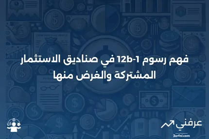 ما هي رسوم 12b-1 على صندوق الاستثمار المشترك وما الغرض منها؟