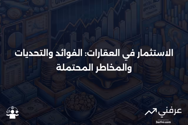 العقارات الاستثمارية: المعنى، الفوائد، المخاطر