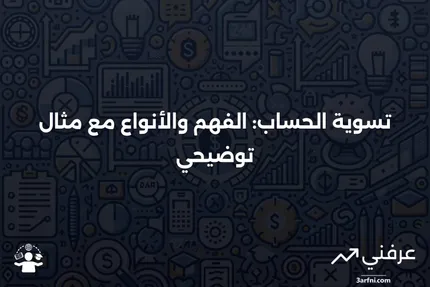 تسوية الحساب: التعريف، الأنواع، المثال