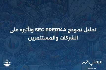 ما هو نموذج SEC PRER14A وكيفية استخدامه في اجتماعات المساهمين؟