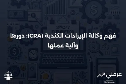 وكالة الإيرادات الكندية (CRA): ماذا تعني، وكيف تعمل