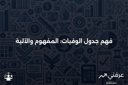 اختيار جدول الوفيات: ماذا يعني وكيف يعمل