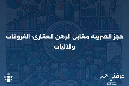 حجز الضريبة بسبب الرهن العقاري: التعريف، كيفية عمله، مقارنة مع بيع سند الضريبة