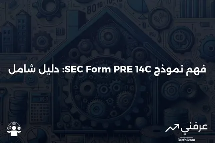 نموذج SEC Form PRE 14C: ما هو وكيف يعمل