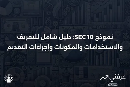 نموذج SEC 10: التعريف، الاستخدامات، المكونات، وكيفية تقديمه