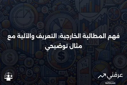 المطالبة الخارجية: ما هي، كيف تعمل، مثال