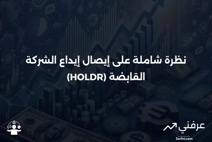 إيصال إيداع الشركة القابضة (HOLDR): نظرة عامة