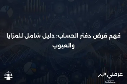 قرض دفتر الحساب: المعنى، كيفية العمل، الإيجابيات والسلبيات