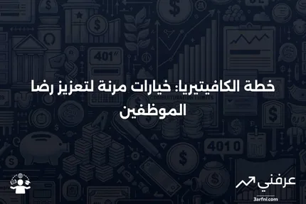 خطة الكافيتيريا: التعريف والخيارات النموذجية للموظفين