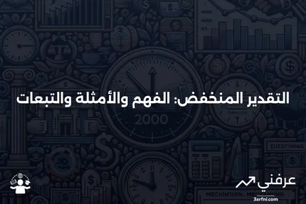 التقدير المنخفض: المعنى، المثال، والعواقب