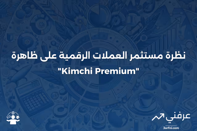 نظرة عامة لمستثمر العملات الرقمية حول "Kimchi Premium"