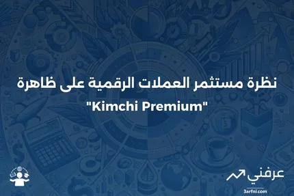 نظرة عامة لمستثمر العملات الرقمية حول "Kimchi Premium"