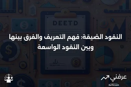 النقود الضيقة: التعريف، الحسابات المؤهلة، مقابل النقود الواسعة