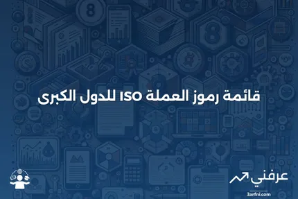 رمز العملة ISO: التعريف والقائمة للدول الرئيسية