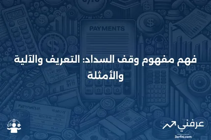 وقف السداد: التعريف، كيفية العمل، وأمثلة