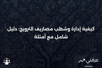 معنى مصاريف الترويج، أمثلة، وكيفية شطبها