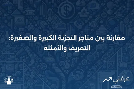 متاجر التجزئة الكبيرة: التعريف، الأمثلة، مقارنة مع المتاجر الصغيرة