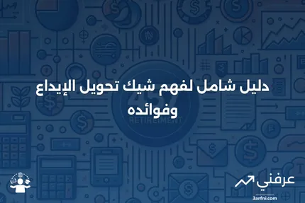 شيك تحويل الإيداع: التعريف، كيفية عمله، والفوائد