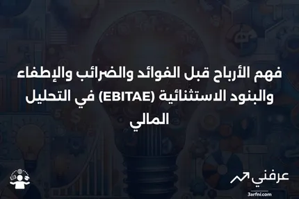 الأرباح قبل الفوائد والضرائب والإطفاء والبنود الاستثنائية (EBITAE)