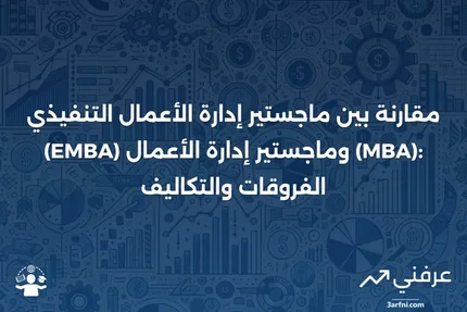 ما هو ماجستير إدارة الأعمال التنفيذي (EMBA)؟ مقارنة مع ماجستير إدارة الأعمال (MBA) والتكاليف