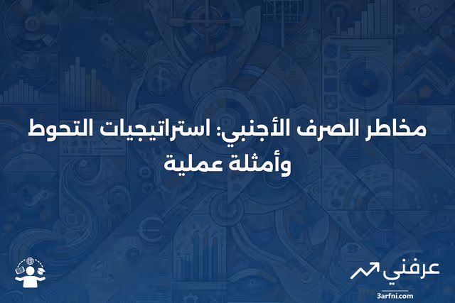 مخاطر الصرف الأجنبي: ما هي وكيفية التحوط ضدها، مع أمثلة