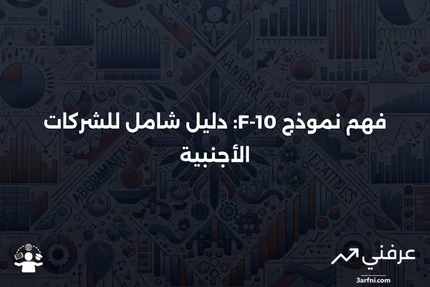 نموذج F-10 الخاص بلجنة الأوراق المالية والبورصات: ما هو، وكيف يعمل، والمتطلبات