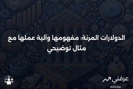 الدولارات المرنة: ما هي، وكيف تعمل، مع مثال