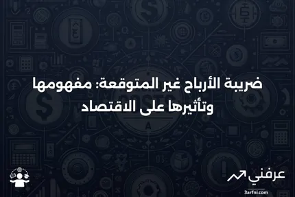 ضريبة الأرباح غير المتوقعة: التعريف، الأهداف، والأمثلة