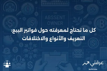 فاتورة البيع: التعريف، كيفية العمل، مطلقة مقابل مشروطة