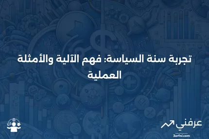 تجربة سنة السياسة: ما هي، كيف تعمل، مثال