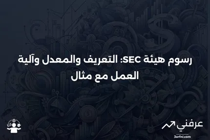 ما هي رسوم هيئة الأوراق المالية والبورصات (SEC)؟ التعريف، المعدل، كيفية العمل، والمثال