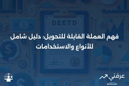 العملة القابلة للتحويل: المعنى، النظرة العامة، الأنواع