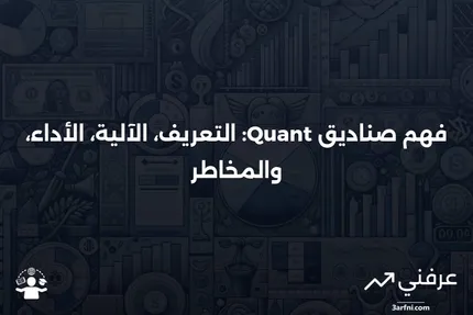 صندوق كمي: التعريف، كيفية العمل، الأداء، والمخاطر