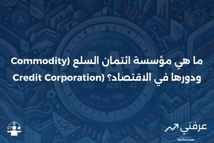 ماذا يعني مؤسسة ائتمان السلع (Commodity Credit Corporation)؟