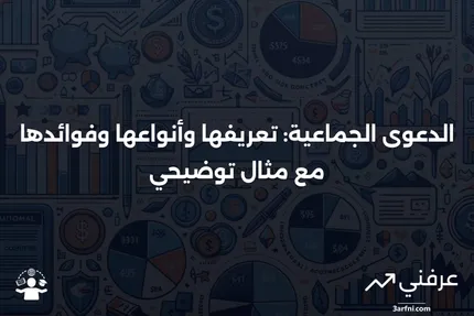 تعريف الدعوى الجماعية، الدعاوى القضائية، الأنواع، الفوائد، مثال