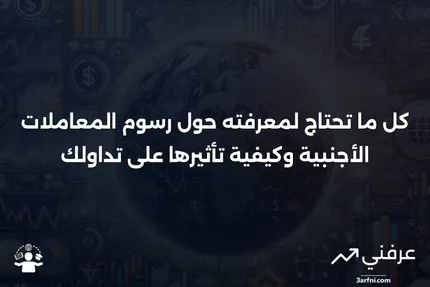 رسوم المعاملات الأجنبية: التعريف، كيفية العمل، والمثال