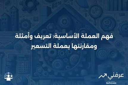 العملة الأساسية: التعريف، المثال، مقابل عملة التسعير